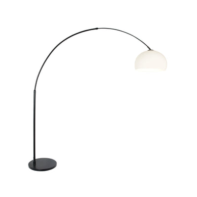 Lampadaire arc SPARKLED LIGHT avec abat-jour boule en plastique