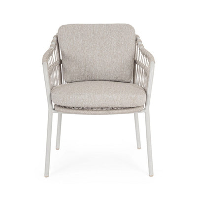 TALAIA Outdoor Dining Chair in Beige - Bizzotto | Milola