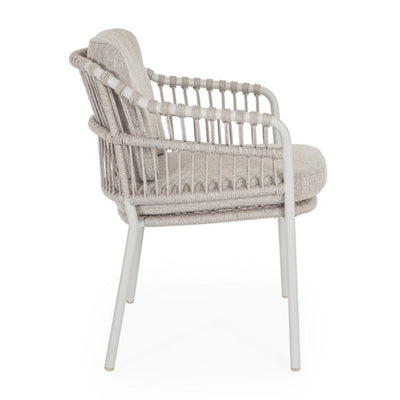 TALAIA Outdoor Dining Chair in Beige - Bizzotto | Milola