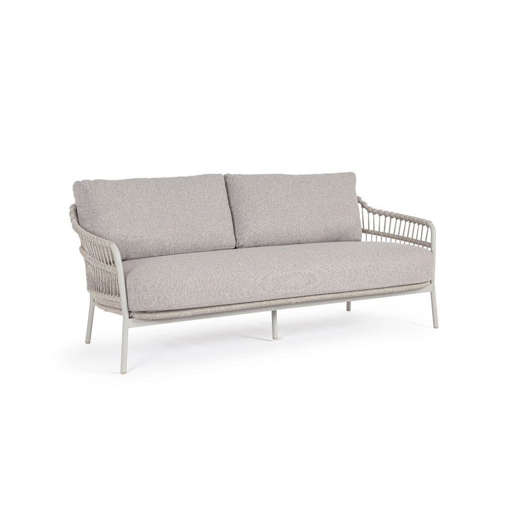 TALAIA Outdoor Sofa Set in White/Beige- Bizzotto | Milola