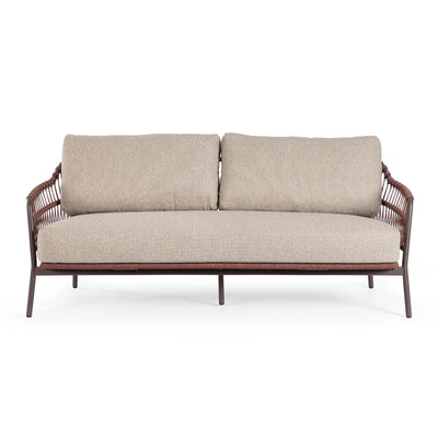 TALAIA Outdoor Sofa Set in Red/Beige- Bizzotto | Milola