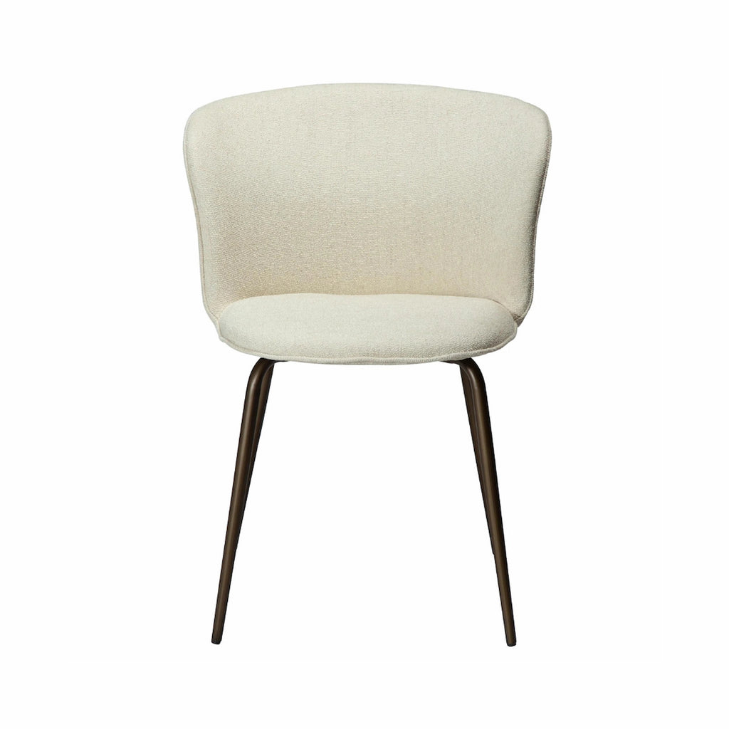 EDEN fabric chair in BONE white - Danform  | Milola