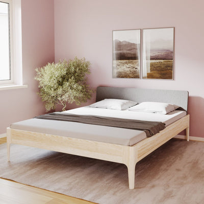 SIRLIG - Wooden Bed - Scandinavian Design | Milola