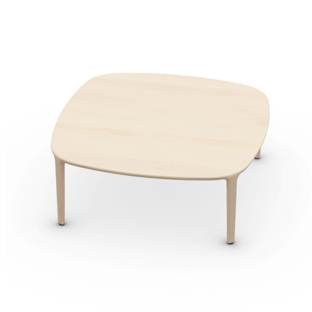 WU Coffee Table in Maple White Pigment Oil - Artisan | Milola