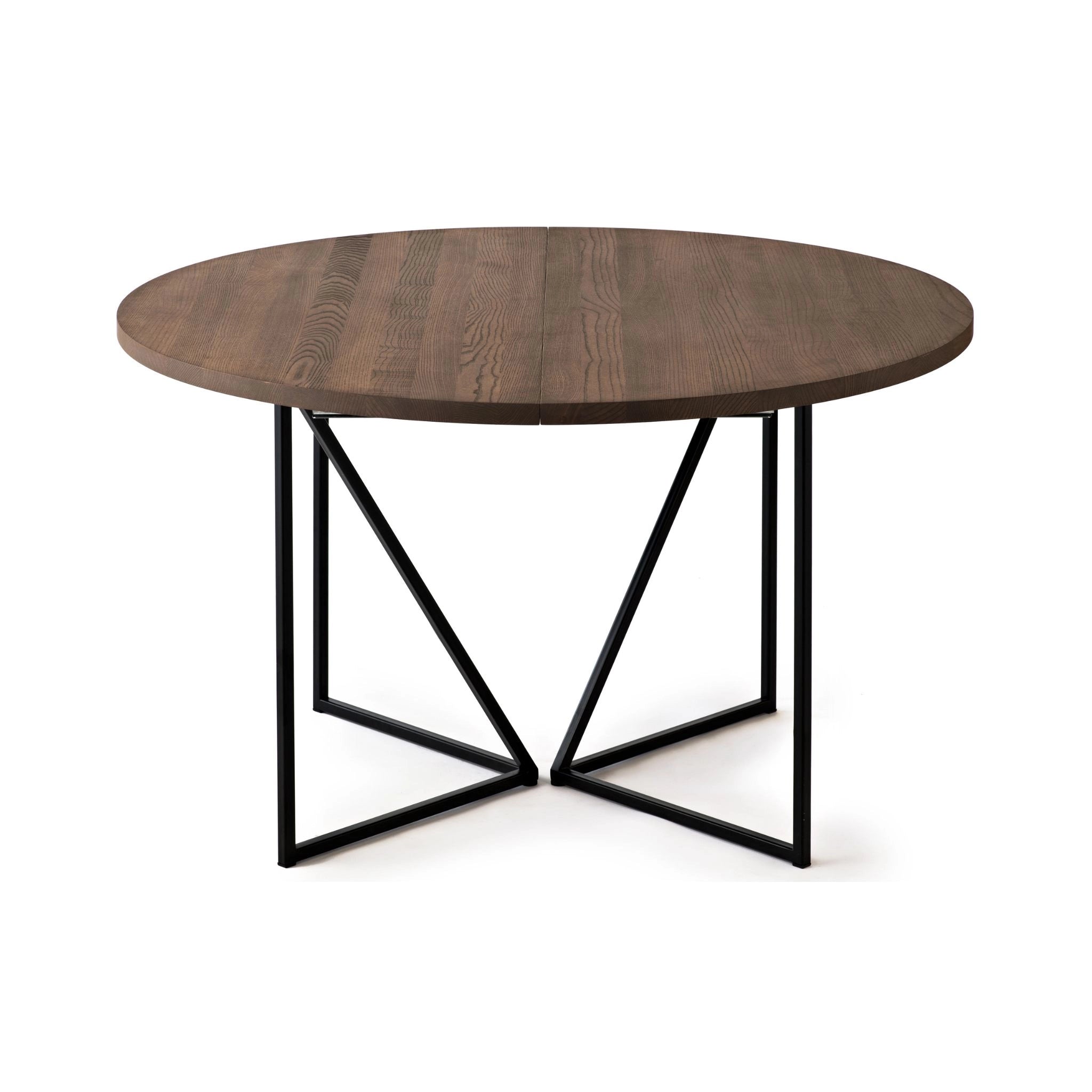 ZET Round Extendable Dining Table - Solid Wood | Milola – Milola.ch