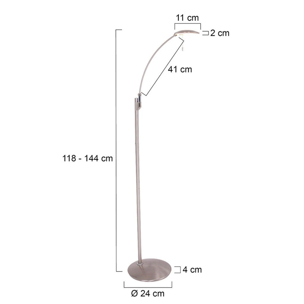 ZENITH Floor Lamp Dimensions - Steinhauer | Milola