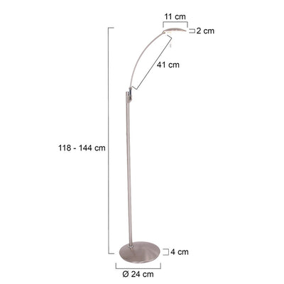 ZENITH Floor Lamp Dimensions - Steinhauer | Milola