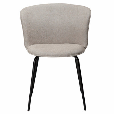 EDEN fabric chair in cashmere grey - Danform  | Milola