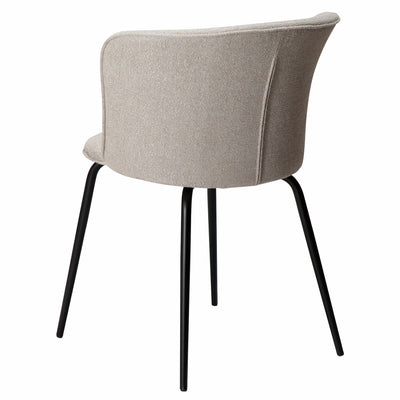 EDEN fabric chair back in cashmere grey - Danform  | Milola