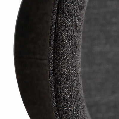 EDEN fabric chair in Raven Black- Danform  | Milola